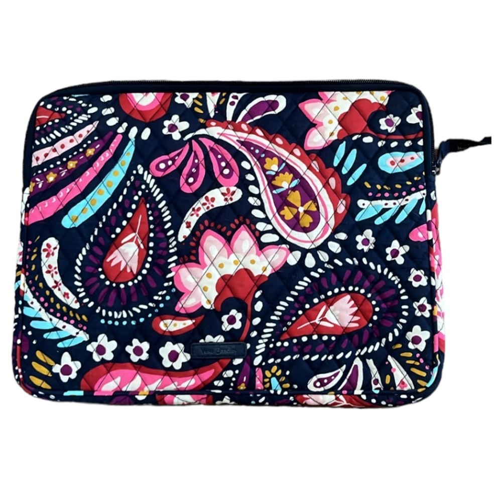 VERA BRADLEY Computer Case Purple Paisley
